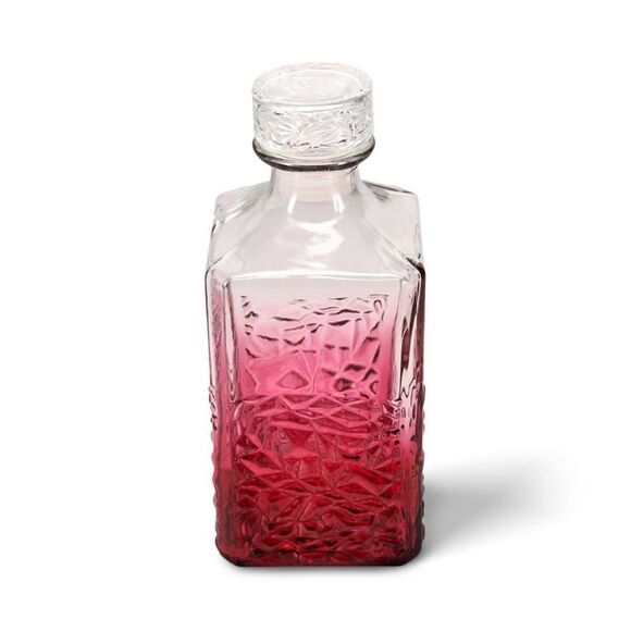 NWT Bullseye’s Playground Wine Decanter Pink Table Decor Glass - Picture 4 of 5